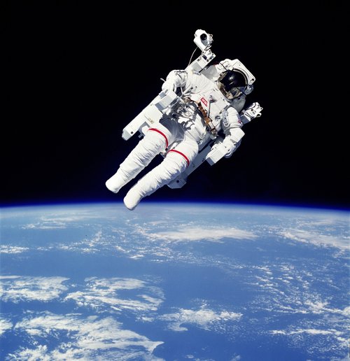 Astronaut in space